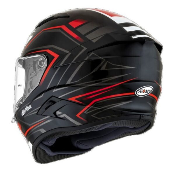 Suomy Speedstar (Carbon Kevlar Shell) - Glow Red