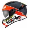 Suomy Speedstar (Carbon Kevlar Shell) - Propeller Matt Red