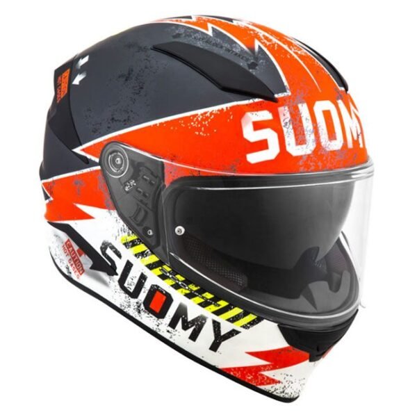 Suomy Speedstar (Carbon Kevlar Shell) - Propeller Matt Red