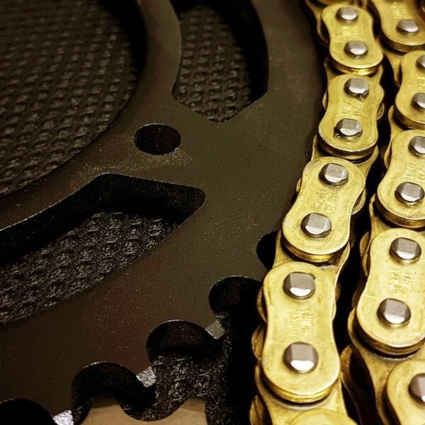 GearX X Ring Chain GearX X Ring Racing Motorcycle Chain (Gold)