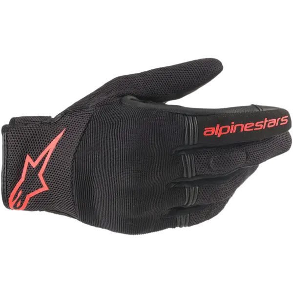 Alpinestars Copper Gloves Black Red Fluo Alpinestars Copper Gloves- Black Red Fluo