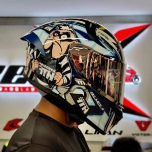 BILMOLA - Polizia Blue (Built in Black Visor)