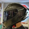 X Helmet- X1 Carbon Graphics (Free Black Visor+Key Ring)
