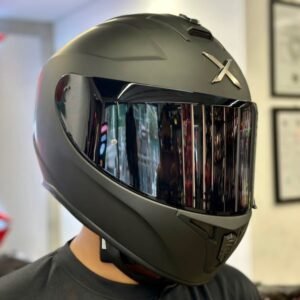 X Helmet- X1 Matt Black (Free Black Visor+Key Ring)