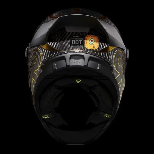 RuRoc Atlas 4 Track Titan Gold RuRoc Atlas 4.0 Track Carbon- Titan Gold (Free Black Visor & Pinlock Lens)