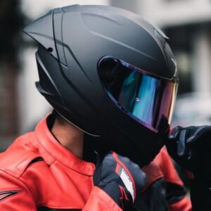 GearX X2- Matt Black (Free Smoke Visor & Spoiler)