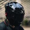 X2 Helmet Jet Black 3 GearX X2 - Jet Black (Free Smoke Visor & Spoiler)