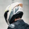 X2 Helmet Snow White GearX X2- Snow White (Free Smoke Visor & Spoiler)
