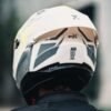 X2 Helmet Snow White 2 GearX X2- Snow White (Free Smoke Visor & Spoiler)