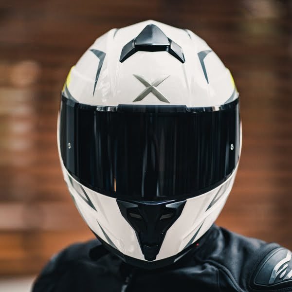 X2 Helmet Snow White 3 GearX X2- Snow White (Free Smoke Visor & Spoiler)