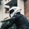 X2 Helmet Snow White 4 GearX X2- Snow White (Free Smoke Visor & Spoiler)