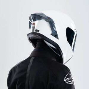 X Helmet R1SV - Shiny White (Clear & Black Visor Included)