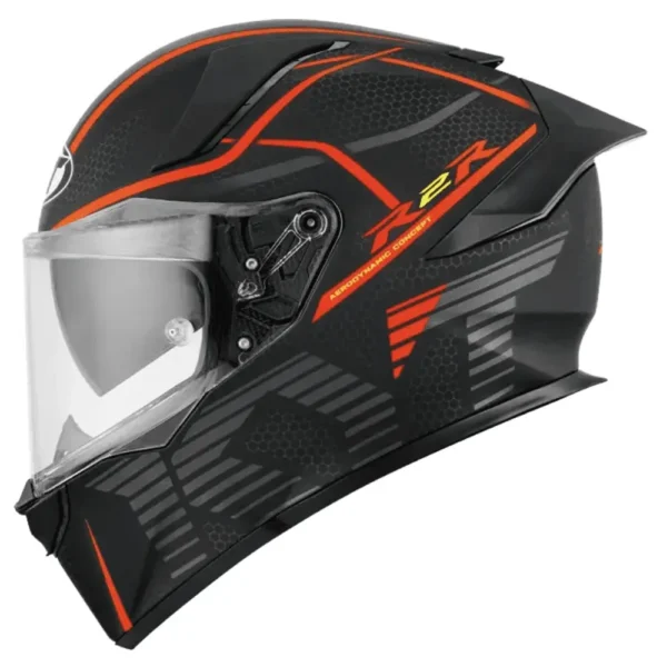 KYT R2R Pro- Concept Black Red (Free Antifog)