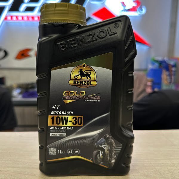 Benzol 10W30 Semi Synthetic Benzol 4T Moto Racer 10W30 Semi Synthetic