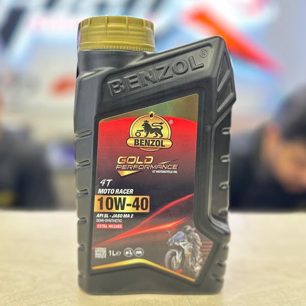 Benzol 10W40 Semi Synthetic Benzol 4T Moto Racer 10W40 Semi Synthetic