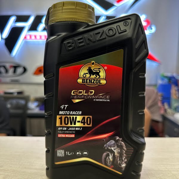 Benzol 10W40 Synthetic Benzol 4T Moto Racer 10W40 Fully Synthetic