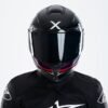 R1SV Abstract Blue X Helmet R1SV - Abstract Blue (Clear & Black Visor Included)