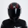 R1SV Blazing Red X Helmet R1SV - Blazing Red (Clear & Black Visor Included)