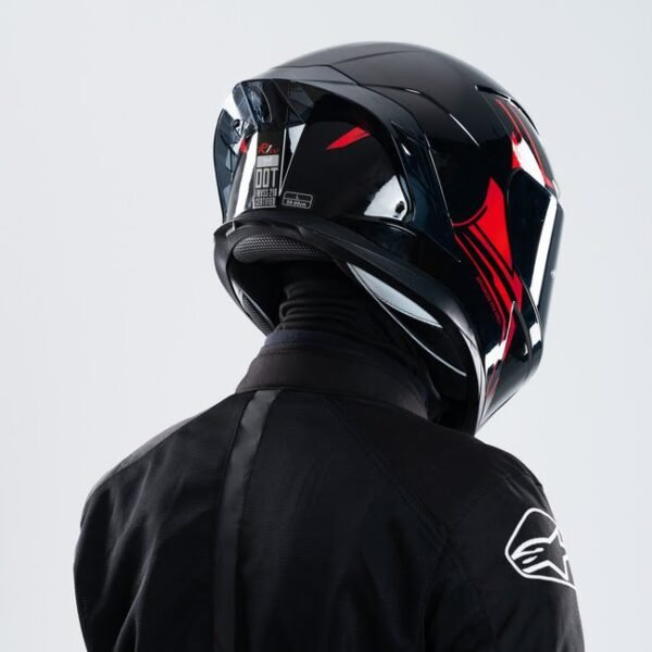 R1SV Blazing Red 2 X Helmet R1SV - Blazing Red (Clear & Black Visor Included)