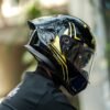 R1SV Blazing Gold 3 X Helmet R1SV - Blazing Gold (Clear & Black Visor Included)