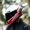 R1SV Supersonic White X Helmet R1SV - SuperSonic White (Clear & Black Visor Included)