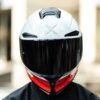 R1SV Supersonic White3 X Helmet R1SV - SuperSonic White (Clear & Black Visor Included)