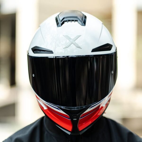 R1SV Supersonic White3 X Helmet R1SV - SuperSonic White (Clear & Black Visor Included)
