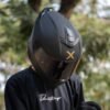 R2 helmet Matt Black GearX R2 - Matt Black (Double Spoiler)