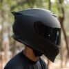 R2 helmet Matt Black 2 GearX R2 - Matt Black (Double Spoiler)