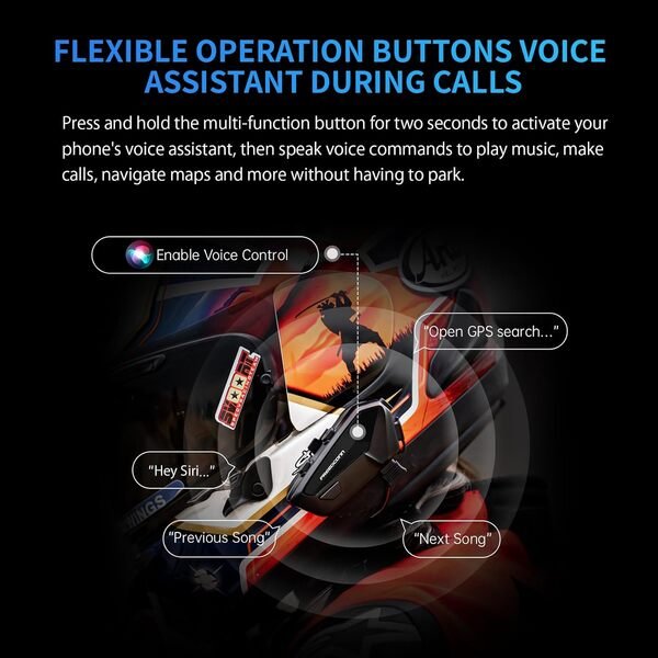 Freedconn FX Plus Bluetooth Intercom (Mesh|Sony Speaker|16 Riders)
