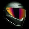 RuRoc Atlas Visor- Iridescent Red