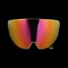 RuRoc Atlas Visor- Iridescent Red