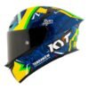 KYT TT Revo -  Diogo Moreira Licensed Graphics (Free Smoke Visor & Spoiler Extension)