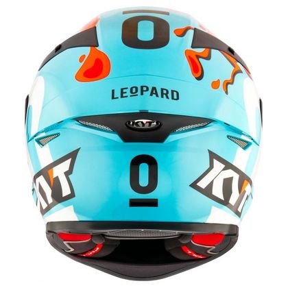 KYT TT Revo Leopard 3 KYT TT Revo - Leopard Aragon Licensed Graphics (Free Smoke Visor & Spoiler Extension)