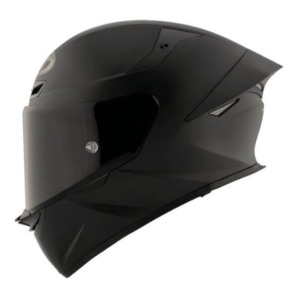 KYT TT Revo Matt Black 3 KYT TT Revo - Matt Black (Free Smoke Visor & Spoiler Extension)