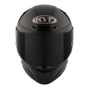 KYT TT Revo -  Matt Black (Free Smoke Visor & Spoiler Extension)
