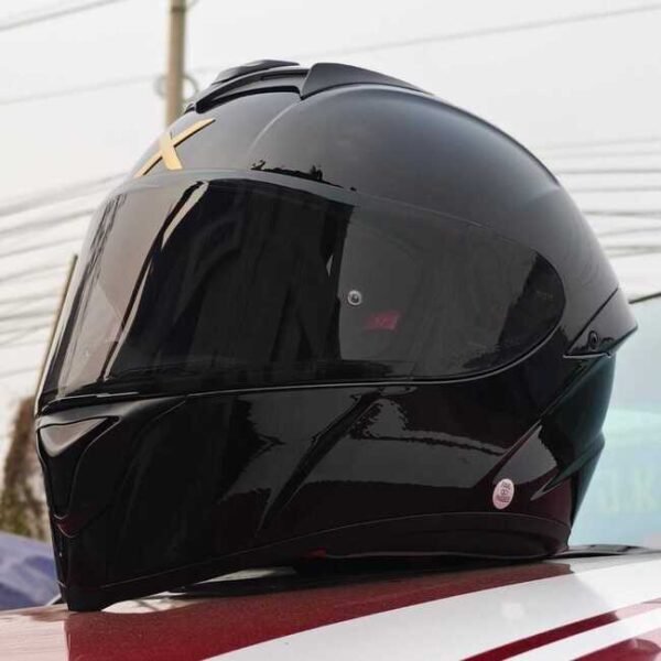 GearX X1GT- Glossy Black (ECE22.06| ARMOR Shell| HEXAFORM Padding)