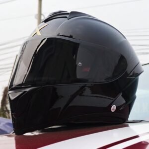 GearX X1GT- Glossy Black (ECE22.06| ARMOR Shell| HEXAFORM Padding)