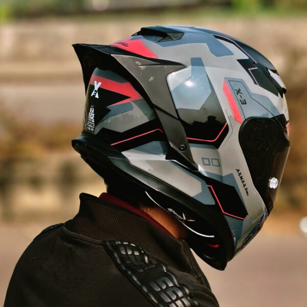 X3 Graphite Inferno 3 GearX X3- Graphite Inferno (ARMOR Shell| HEXAFORM Padding| Dual Jetstream Ventilation)